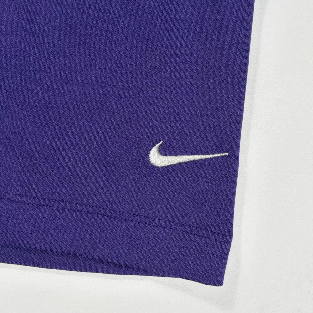 Nike Golf Polo Shirt Mens XL Disney Parks Mickey Mouse Dri-FIT Purple